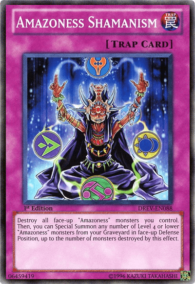 Amazoness Shamanism [DREV-EN088] Super Rare - Josh's Cards