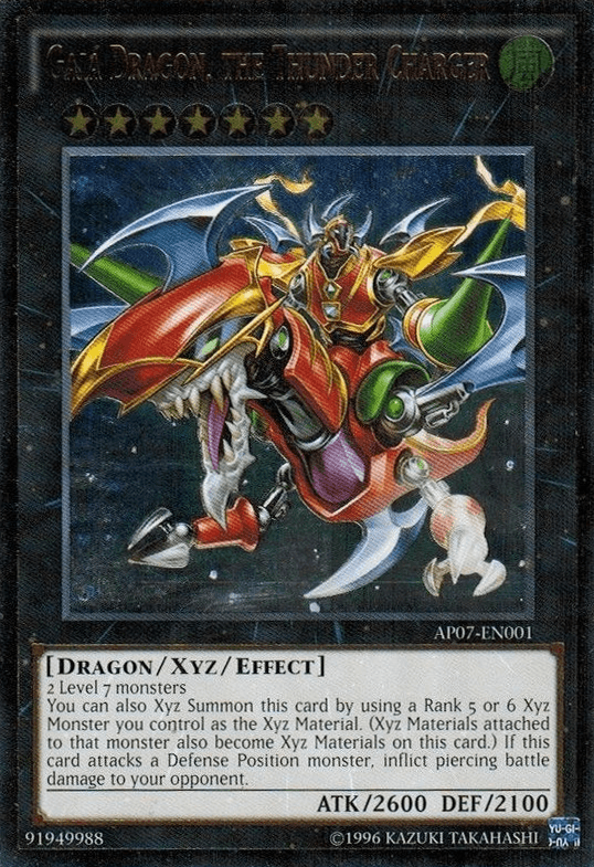 Gaia Dragon, the Thunder Charger [AP07-EN001] Ultimate Rare - Josh's Cards