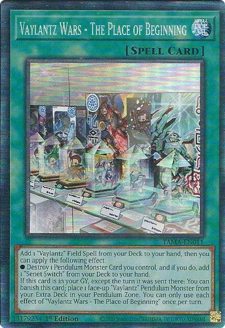Vaylantz Wars - The Place of Beginning [TAMA-EN011] Collector's Rare - Josh's Cards