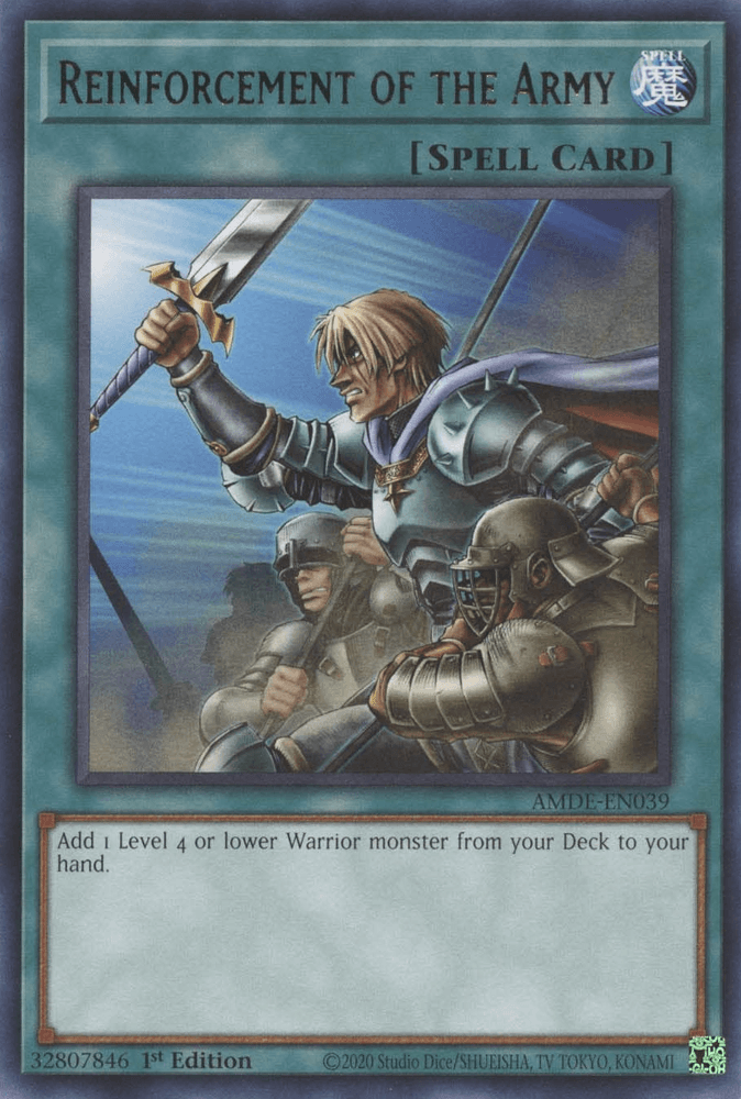Reinforcement of the Army [AMDE-EN039] Rare - Josh's Cards
