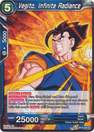 Vegito, Infinite Radiance (BT10-046) [Rise of the Unison Warrior 2nd Edition] Parallel Foil