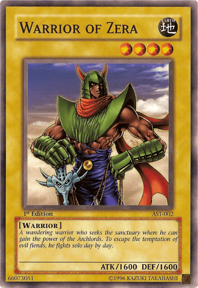 Warrior of Zera [AST-002] Common - Josh's Cards