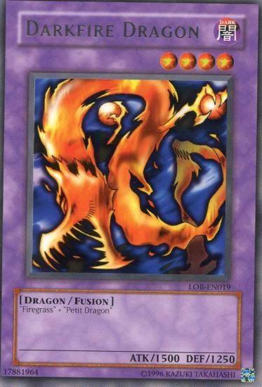 Darkfire Dragon [LOB-EN019] Rare - Josh's Cards