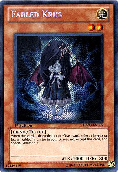 Fabled Krus [HA03-EN002] Secret Rare - Josh's Cards
