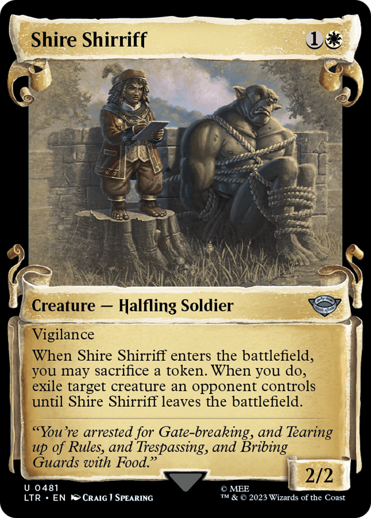 Shire Shirriff (LTR-481) - The Lord of the Rings: Tales of Middle-earth: (Showcase)