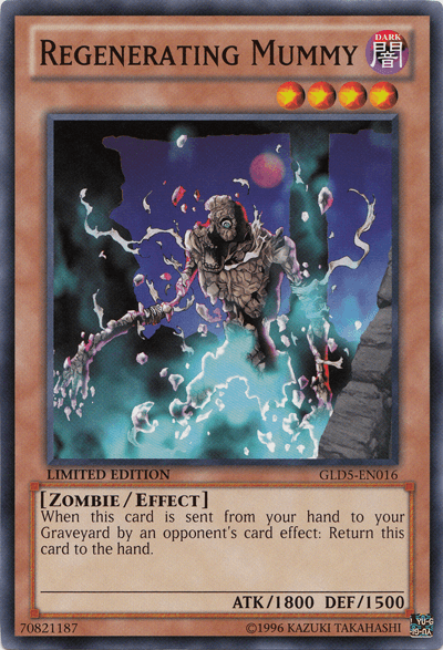 Regenerating Mummy [GLD5-EN016] Common - Josh's Cards