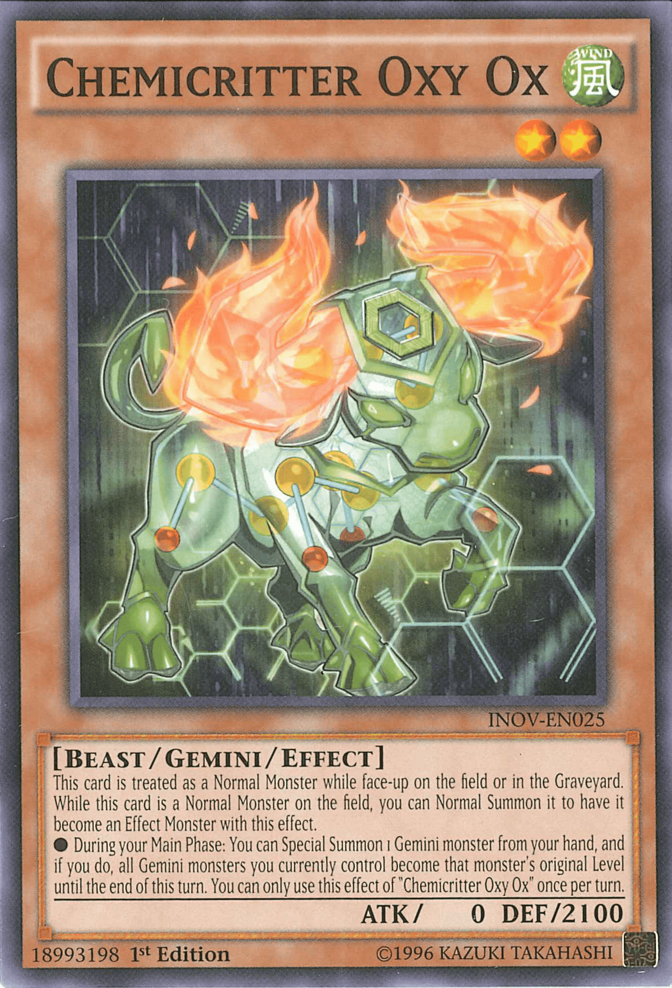 Chemicritter Oxy Ox [INOV-EN025] Common - Josh's Cards