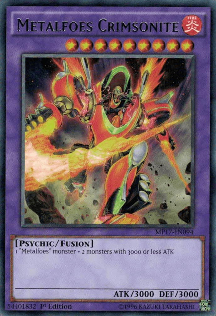 Metalfoes Crimsonite [MP17-EN094] Rare - Josh's Cards