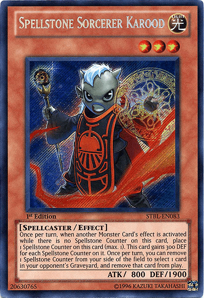 Spellstone Sorcerer Karood [STBL-EN083] Secret Rare - Josh's Cards