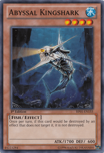 Abyssal Kingshark [BP01-EN155] Common - Josh's Cards