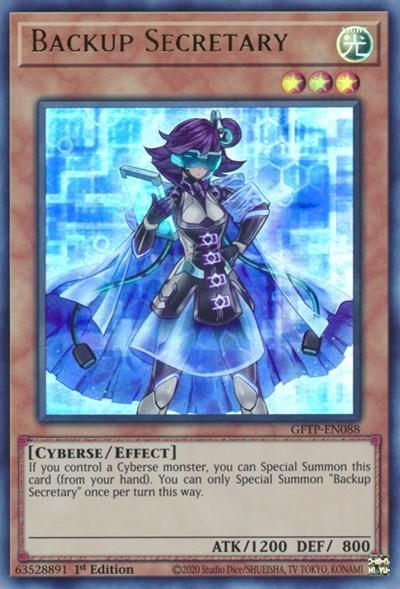 Backup Secretary [GFTP-EN088] Ultra Rare - Josh's Cards