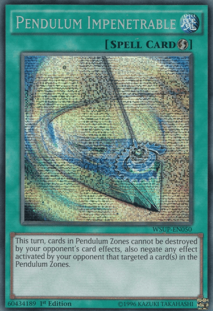 Pendulum Impenetrable [WSUP-EN050] Secret Rare - Josh's Cards