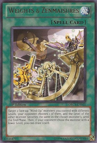 Weights & Zenmaisures [ORCS-EN055] Rare - Josh's Cards