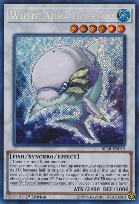 White Aura Dolphin [BLLR-EN019] Secret Rare - Josh's Cards