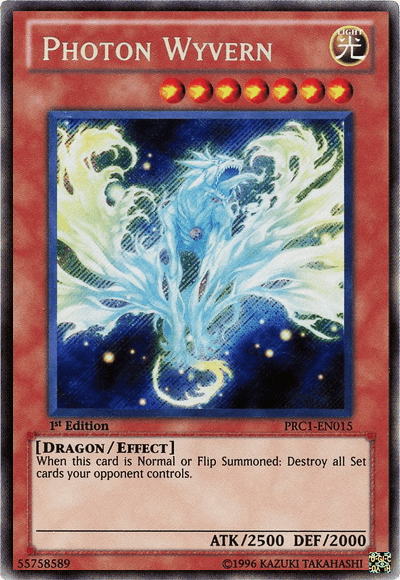 Photon Wyvern [PRC1-EN015] Secret Rare - Josh's Cards