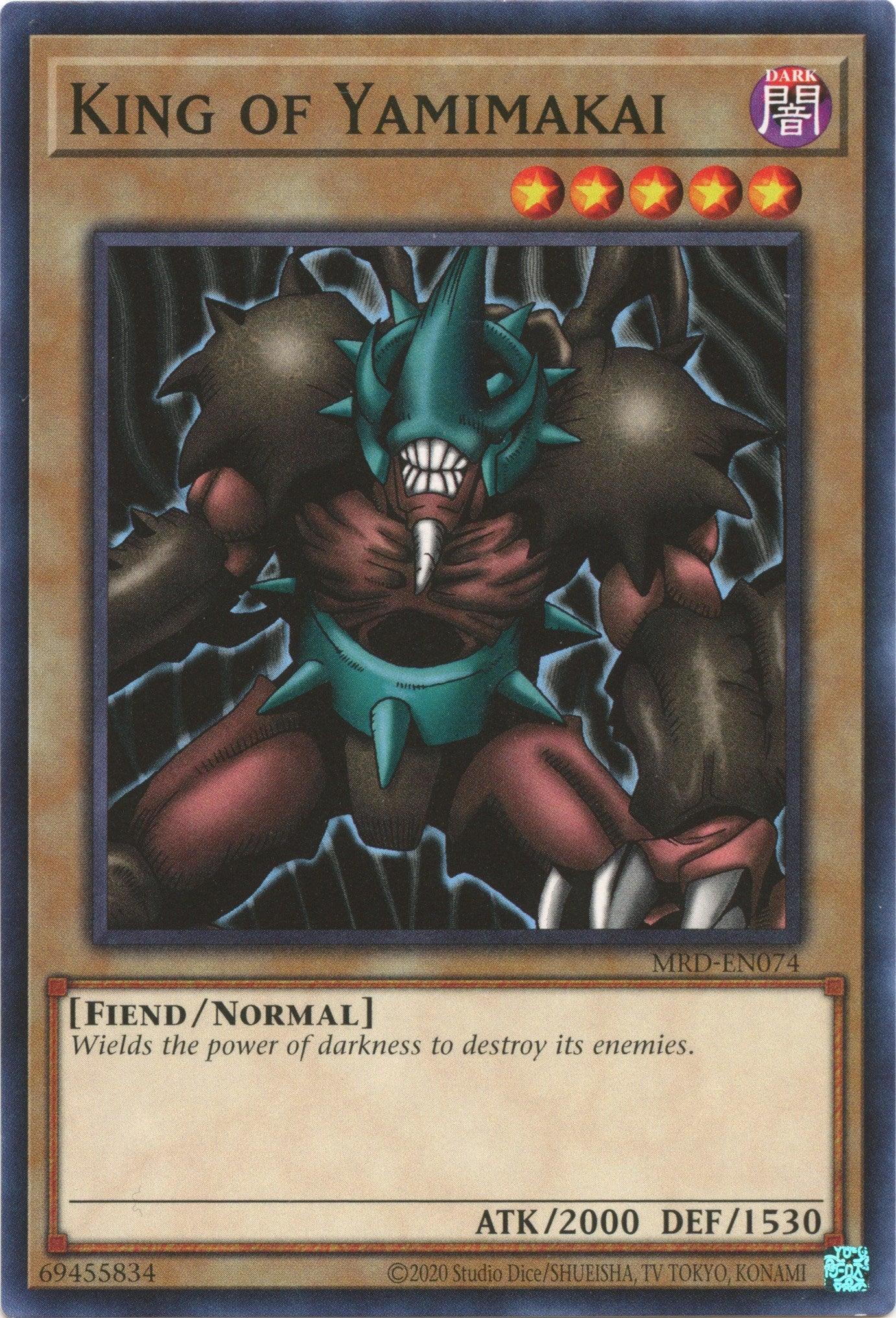 King of Yamimakai (25th Anniversary) [MRD-EN074] Common - Josh's Cards