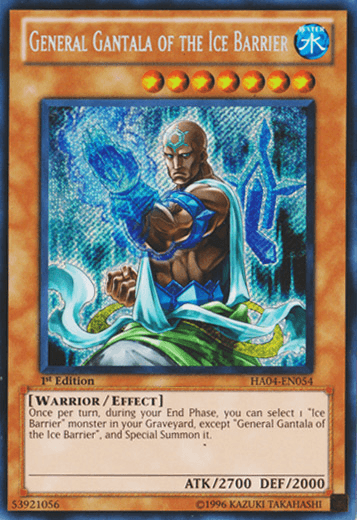 General Gantala of the Ice Barrier [HA04-EN054] Secret Rare - Josh's Cards