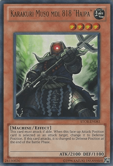 Karakuri Muso mdl 818 "Haipa" [STOR-EN083] Ultra Rare - Josh's Cards