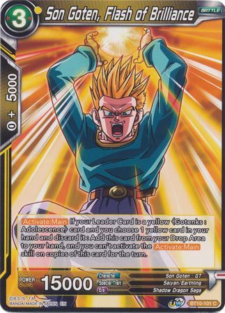 Son Goten, Flash of Brilliance (BT10-101) [Rise of the Unison Warrior] Parallel Foil