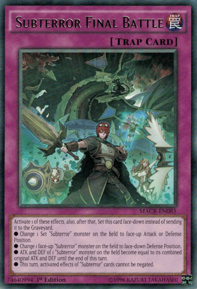 Subterror Final Battle [MACR-EN085] Rare - Josh's Cards