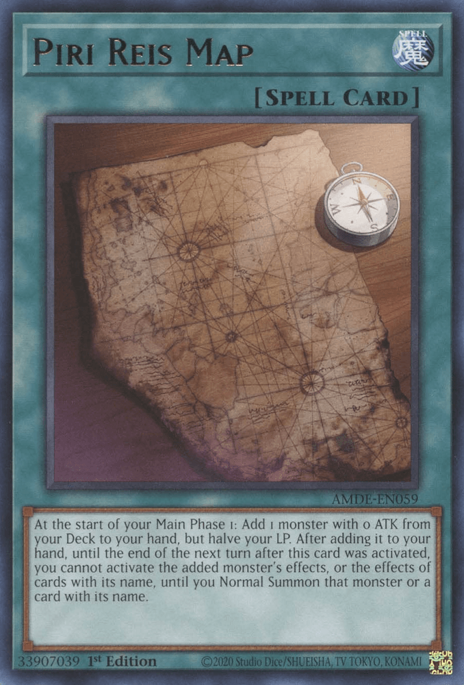 Piri Reis Map [AMDE-EN059] Rare - Josh's Cards