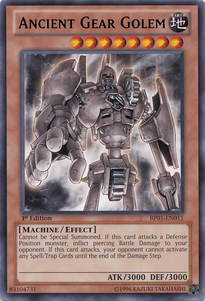 Ancient Gear Golem [BP01-EN011] Rare - Josh's Cards