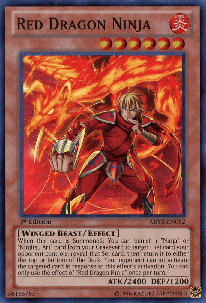 Red Dragon Ninja [ABYR-EN082] Super Rare - Josh's Cards