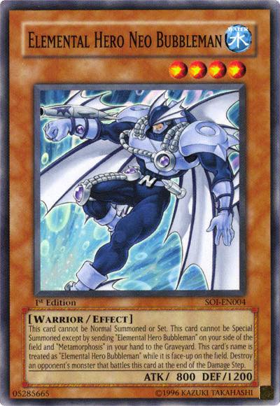 Elemental Hero Neo Bubbleman [SOI-EN004] Common - Josh's Cards