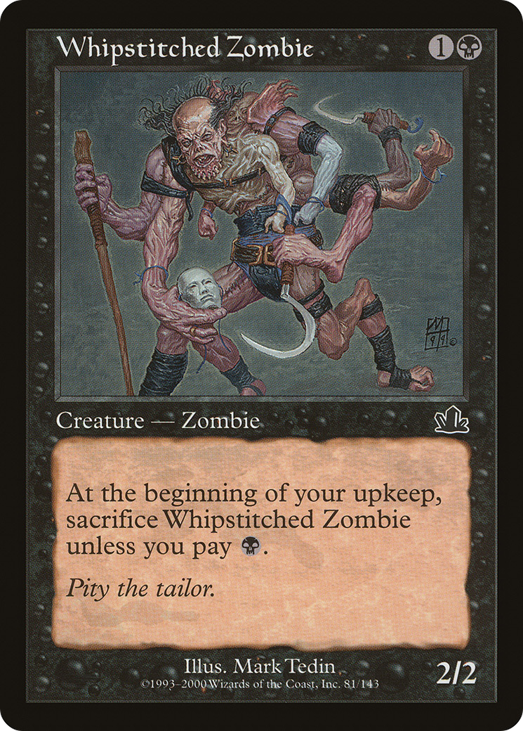 Whipstitched Zombie (PCY-081) - Prophecy Foil