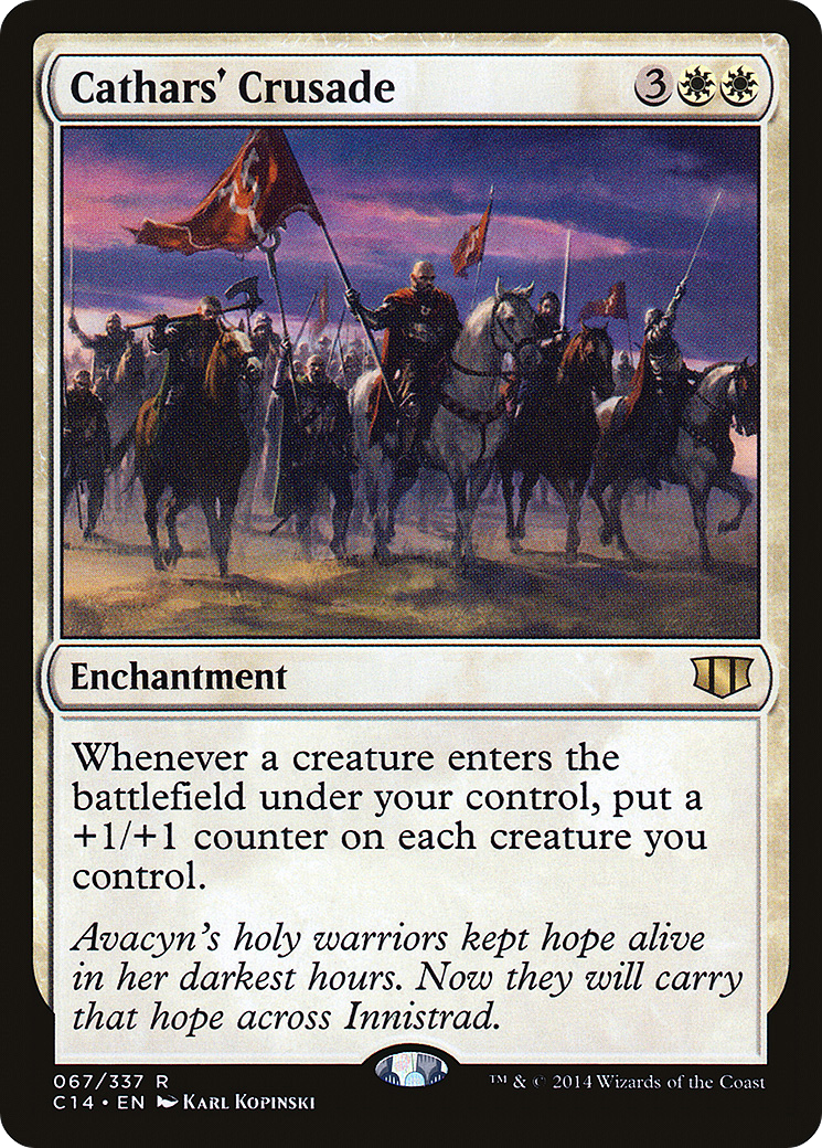 Cathars' Crusade (C14-067) - Commander 2014