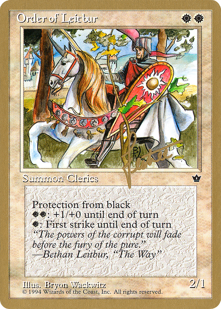 Order of Leitbur (WCD-BL16B) - Pro Tour Collector Set
