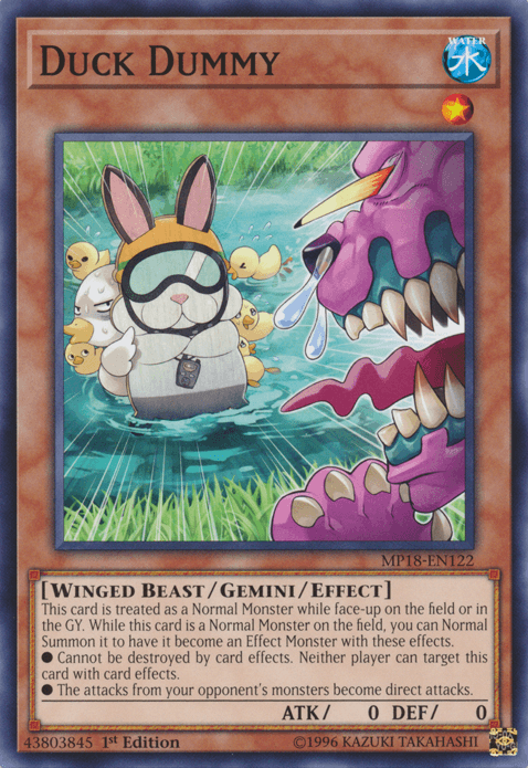 Duck Dummy [MP18-EN122] Common - Josh's Cards
