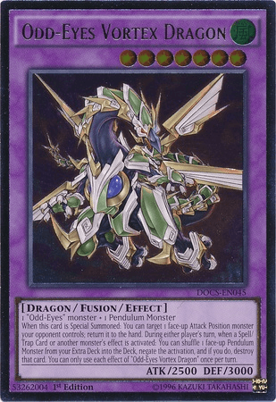 Odd-Eyes Vortex Dragon (UTR) [DOCS-EN045] Ultimate Rare - Josh's Cards
