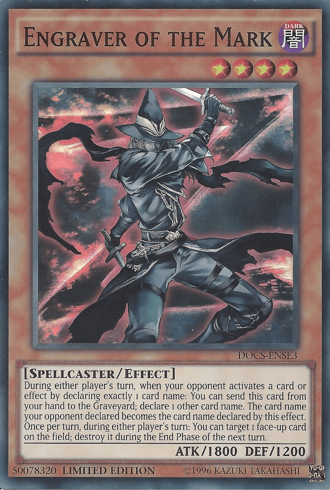 Engraver of the Mark [DOCS-ENSE3] Super Rare - Josh's Cards
