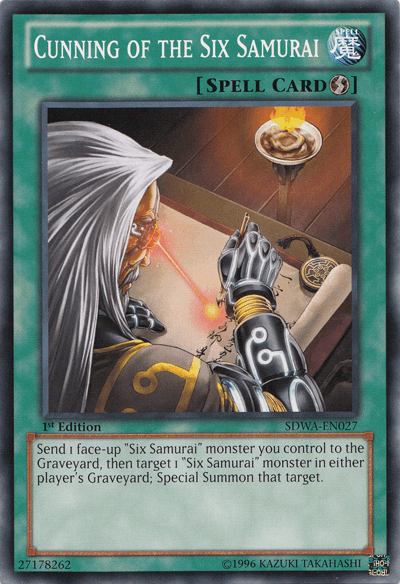 Cunning of the Six Samurai [SDWA-EN027] Common - Josh's Cards