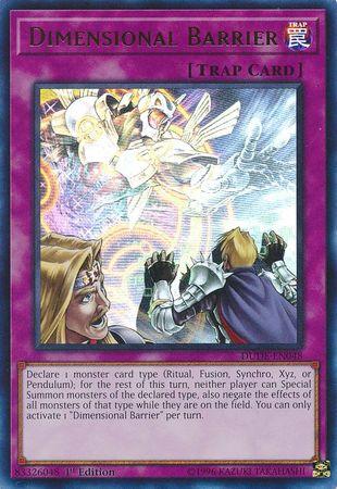 Dimensional Barrier [DUDE-EN048] Ultra Rare - Josh's Cards