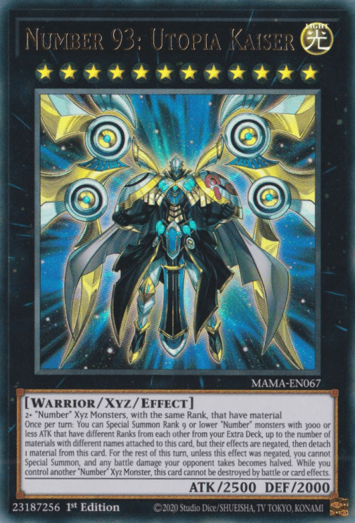 Number 93: Utopia Kaiser [MAMA-EN067] Ultra Rare - Josh's Cards
