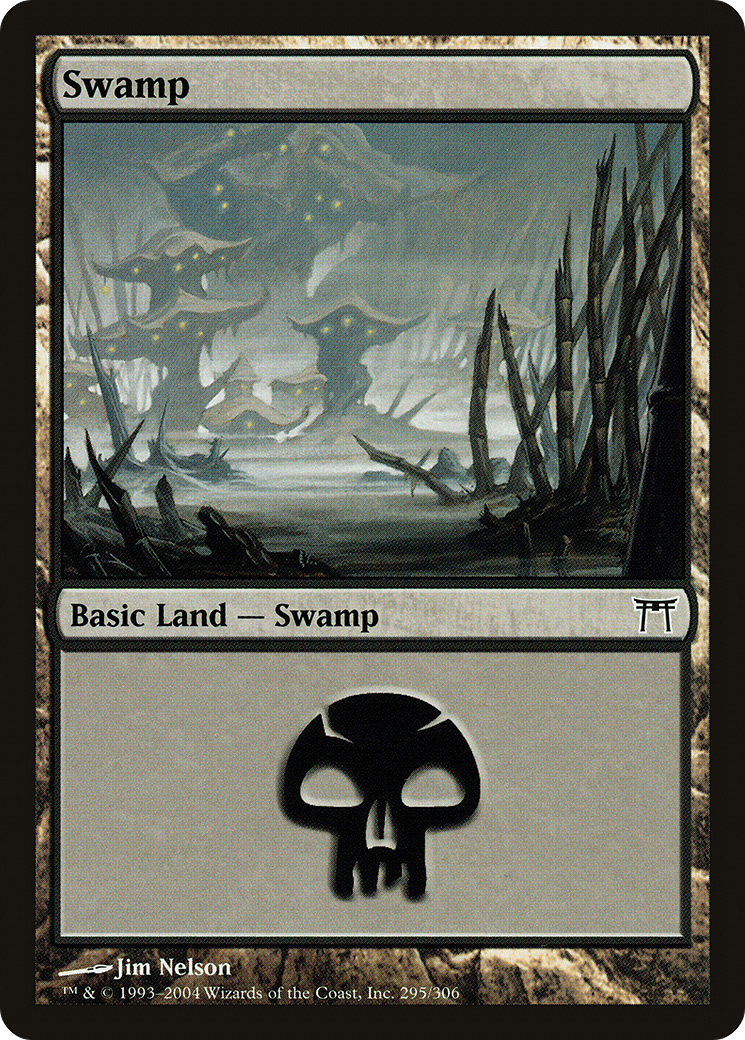 Swamp (CHK-295) - Champions of Kamigawa