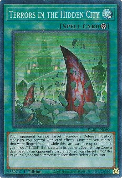 Terrors in the Hidden City [DABL-EN069] Super Rare - Josh's Cards