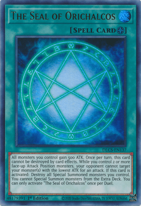 The Seal of Orichalcos [DLCS-EN137] Ultra Rare - Josh's Cards