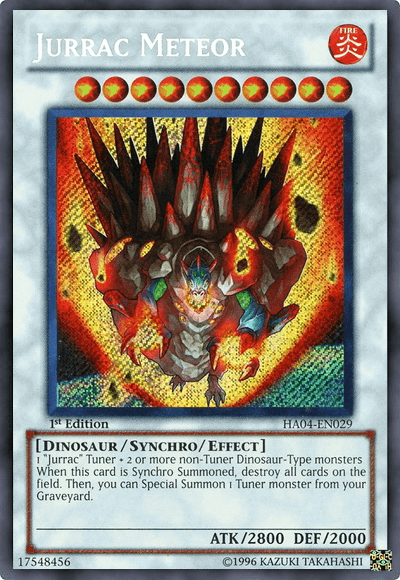 Jurrac Meteor [HA04-EN029] Secret Rare - Josh's Cards