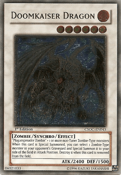 Doomkaiser Dragon (UTR) [CSOC-EN043] Ultimate Rare - Josh's Cards