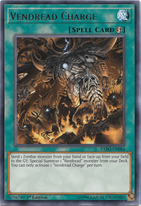 Vendread Charge [EXFO-EN084] Rare - Josh's Cards