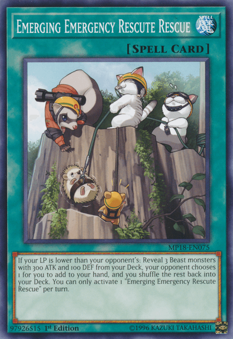 Emerging Emergency Rescute Rescue [MP18-EN075] Common - Josh's Cards