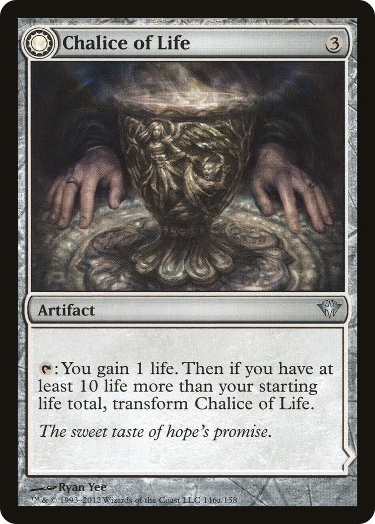 Chalice of Life // Chalice of Death (DKA-146) - Dark Ascension: (Double Faced Transform)