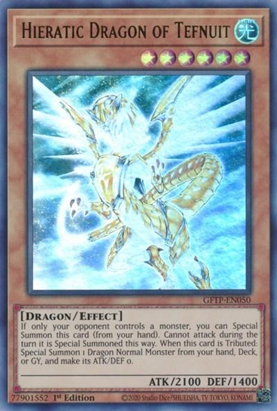 Hieratic Dragon of Tefnuit [GFTP-EN050] Ultra Rare - Josh's Cards