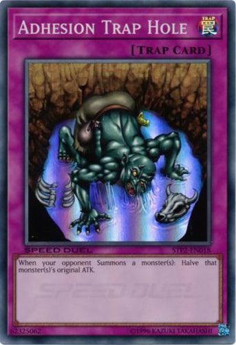 Adhesion Trap Hole [STP2-EN018] Super Rare - Josh's Cards