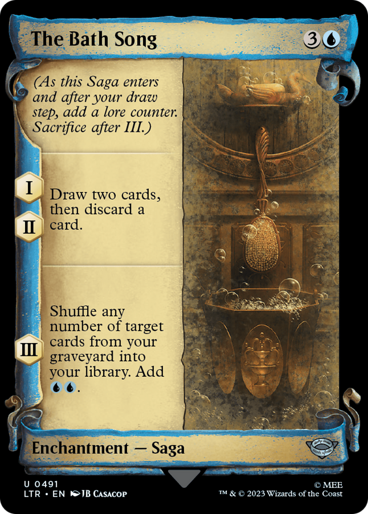 The Bath Song (LTR-491) - The Lord of the Rings: Tales of Middle-earth: (Showcase) Foil