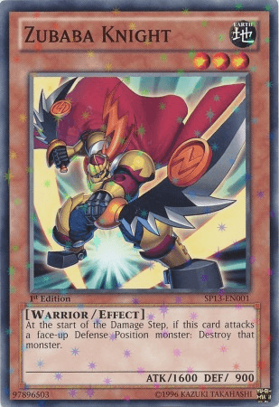 Zubaba Knight [SP13-EN001] Starfoil Rare - Josh's Cards