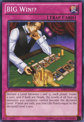 BIG Win!? [SHSP-EN080] Common - Josh's Cards